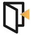 black square icon data export symbol