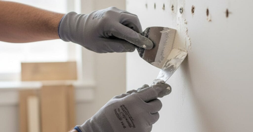 fix anchor holes in drywall