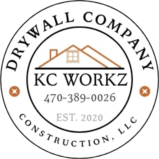 kc workz drywall contractor company logo