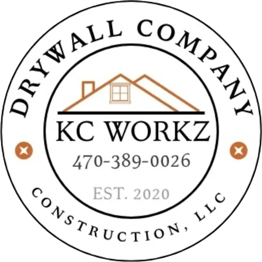 kc workz drywall contractor company logo